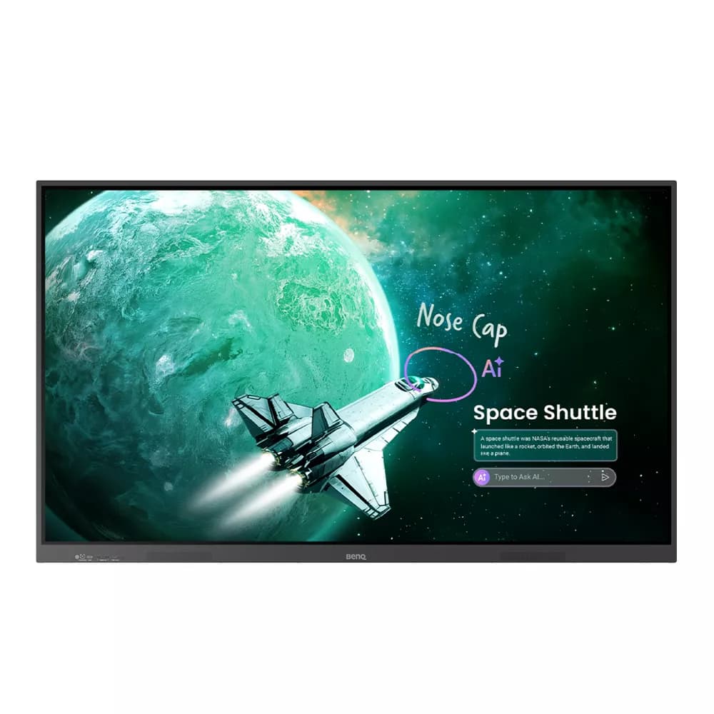 BenQ Board Essential RE05E interactive display, series image — not specific to the 65-inch RE6505E