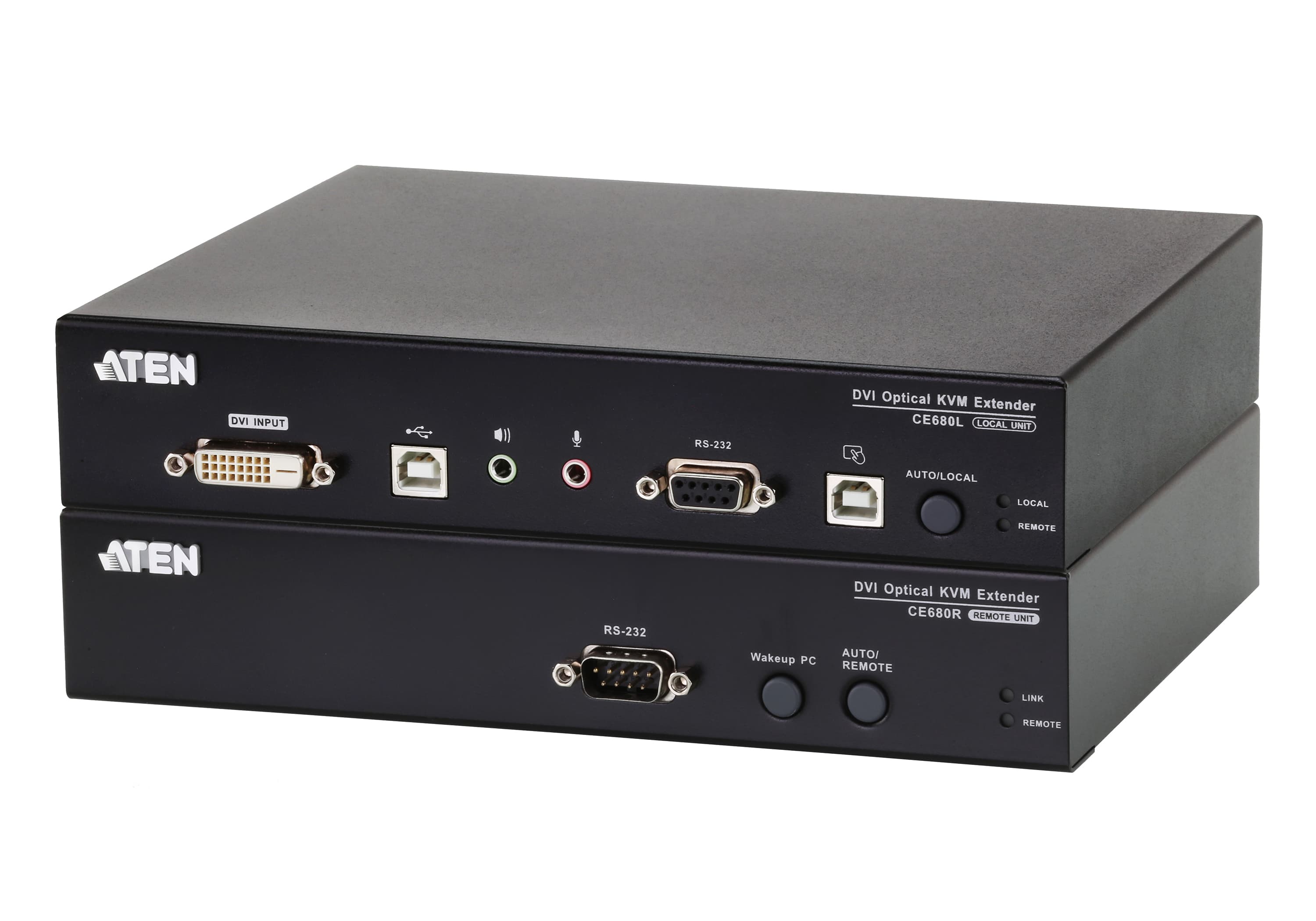 ATEN CE680 USB DVI Optical KVM Extender (1920 x 1200@600m) — product photo from ATEN