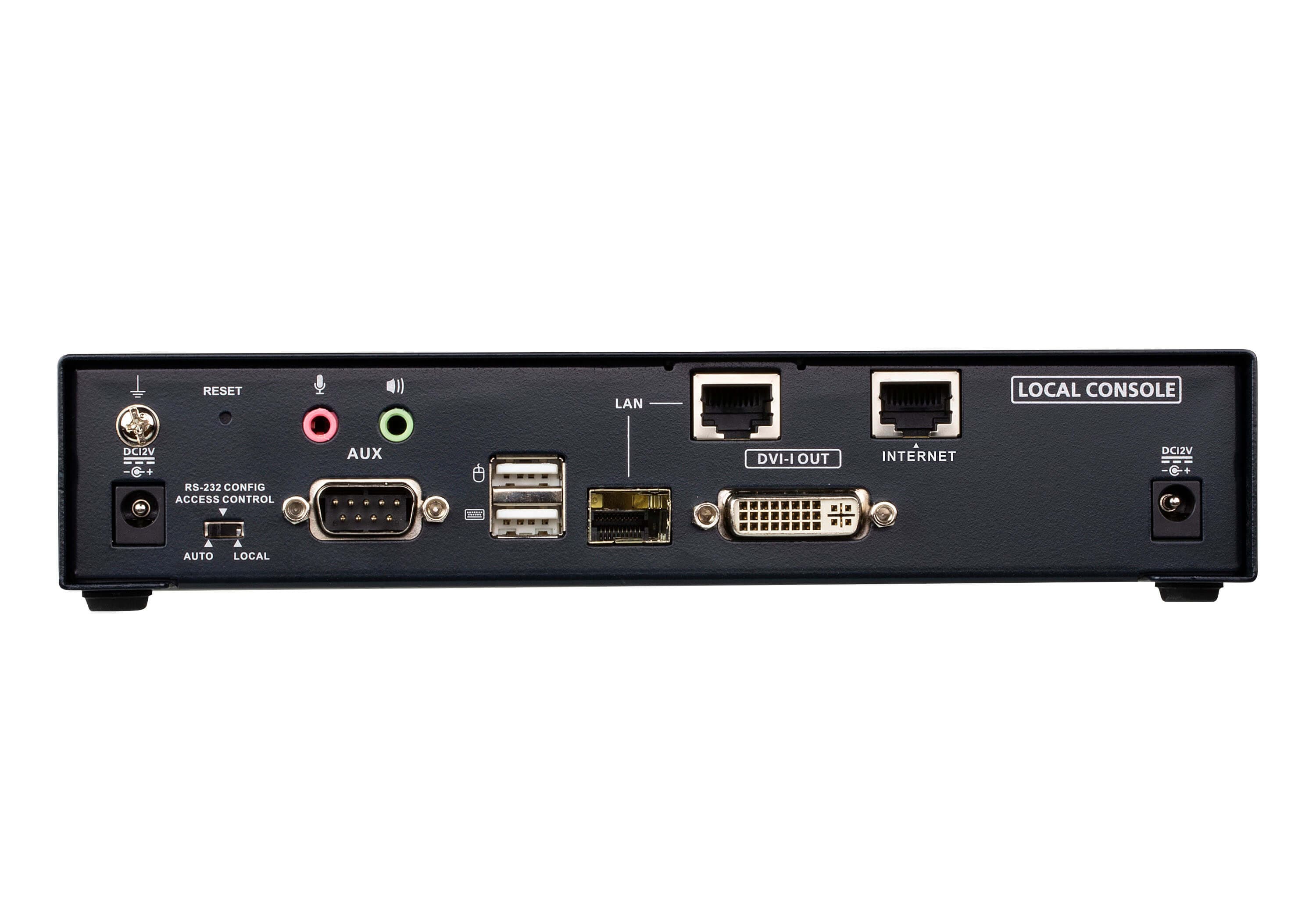 ATEN KE6900AIT DVI-I Single Display KVM over IP Transmitter with Internet Access — additional product view from ATEN (angle not stated by ATEN)