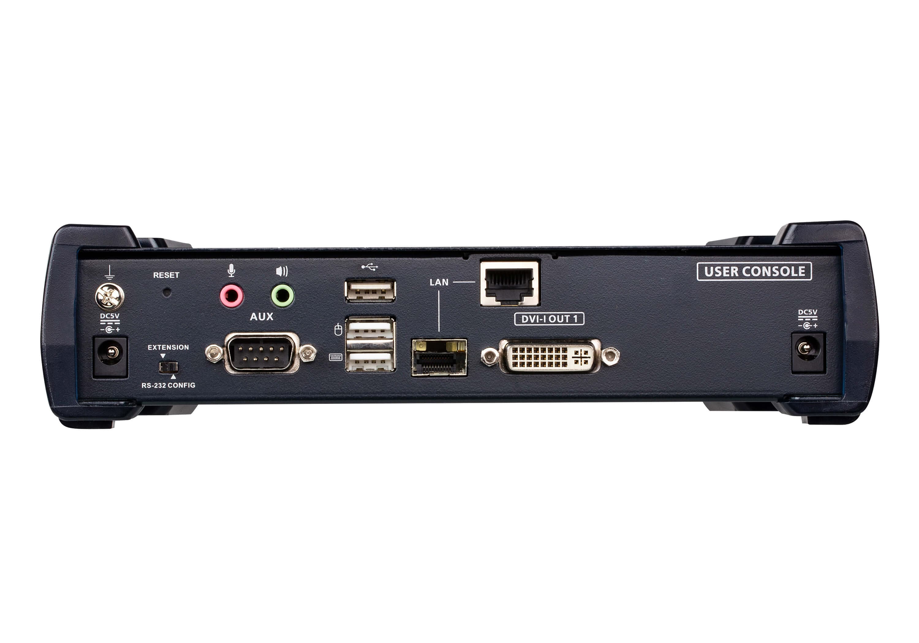 ATEN KE6900AR DVI-I Single Display KVM over IP Receiver — additional product view from ATEN (angle not stated by ATEN)