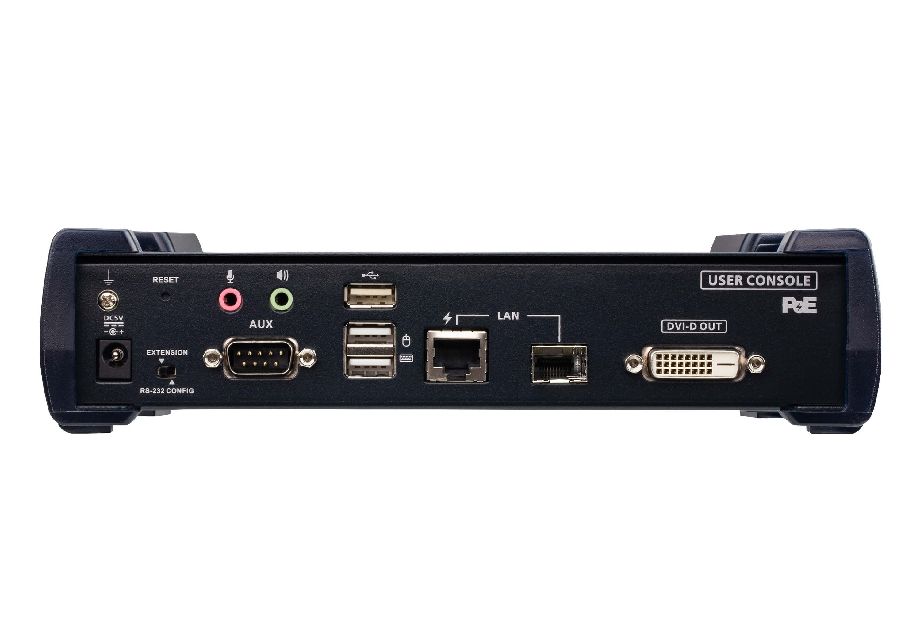 ATEN KE6912R 2K DVI-D Dual Link KVM over IP Receiver with PoE — additional product view from ATEN (angle not stated by ATEN)