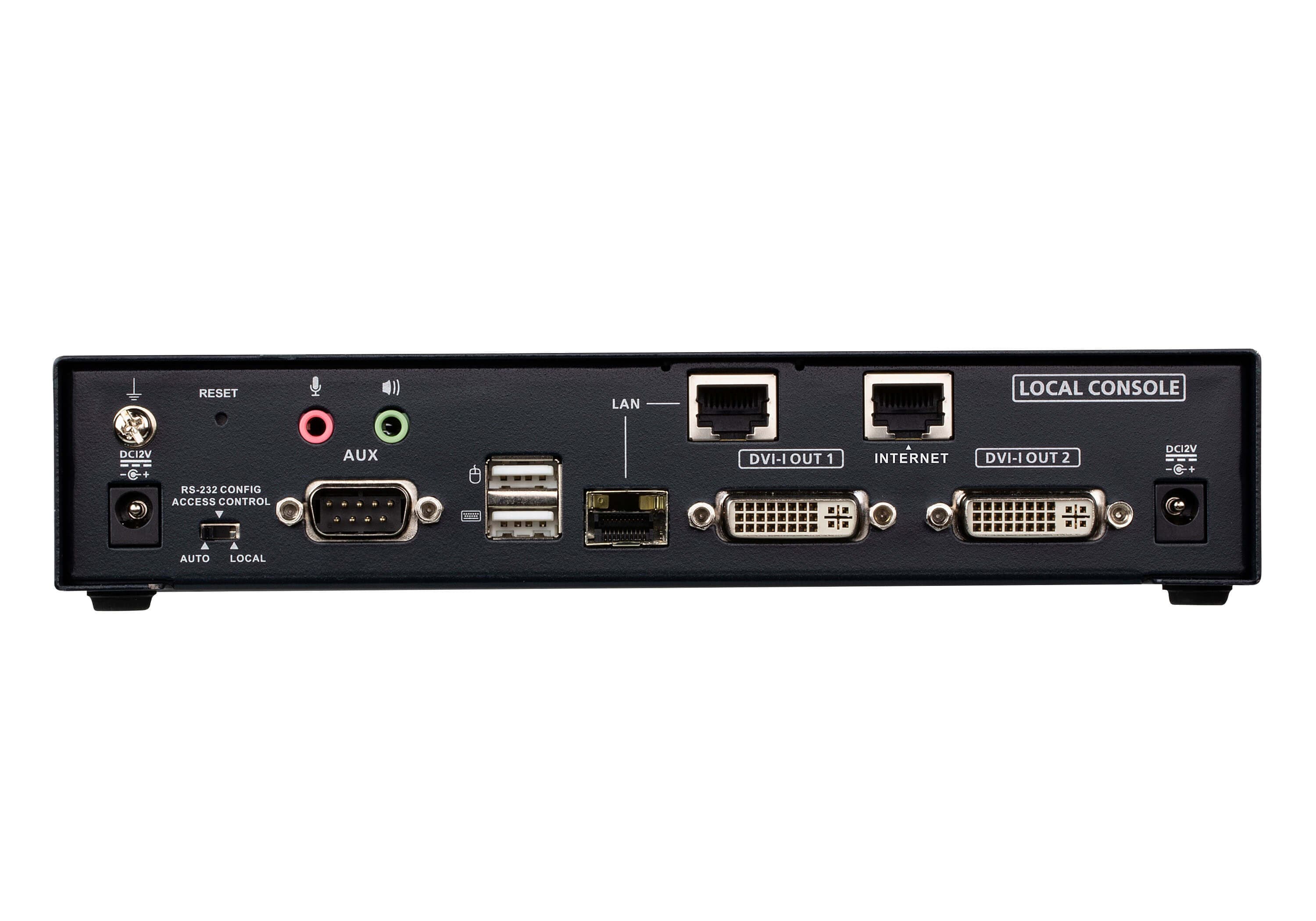 ATEN KE6940AIT DVI-I Dual Display KVM over IP Transmitter with Internet Access — additional product view from ATEN (angle not stated by ATEN)
