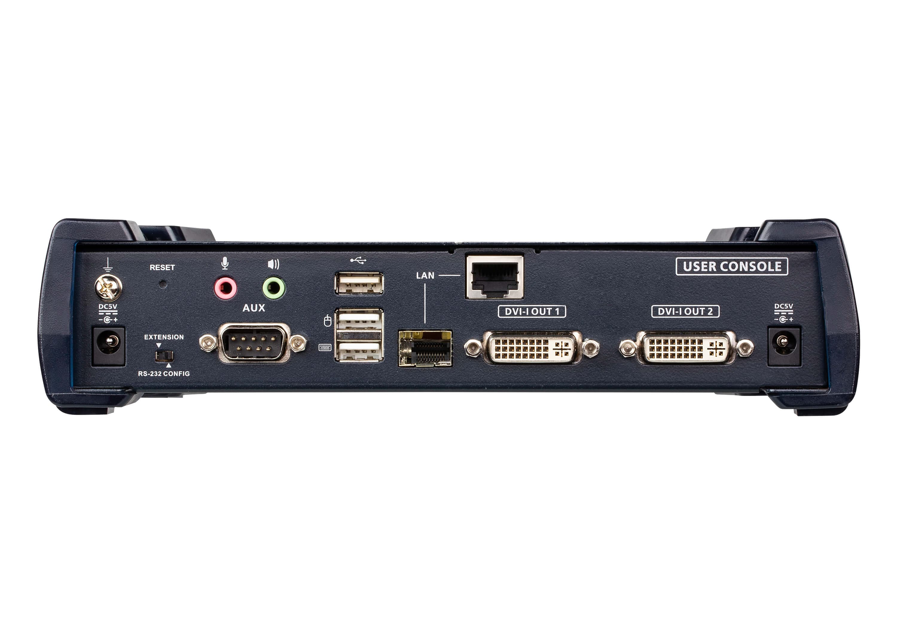 ATEN KE6940AR DVI-I Dual Display KVM over IP Receiver — additional product view from ATEN (angle not stated by ATEN)