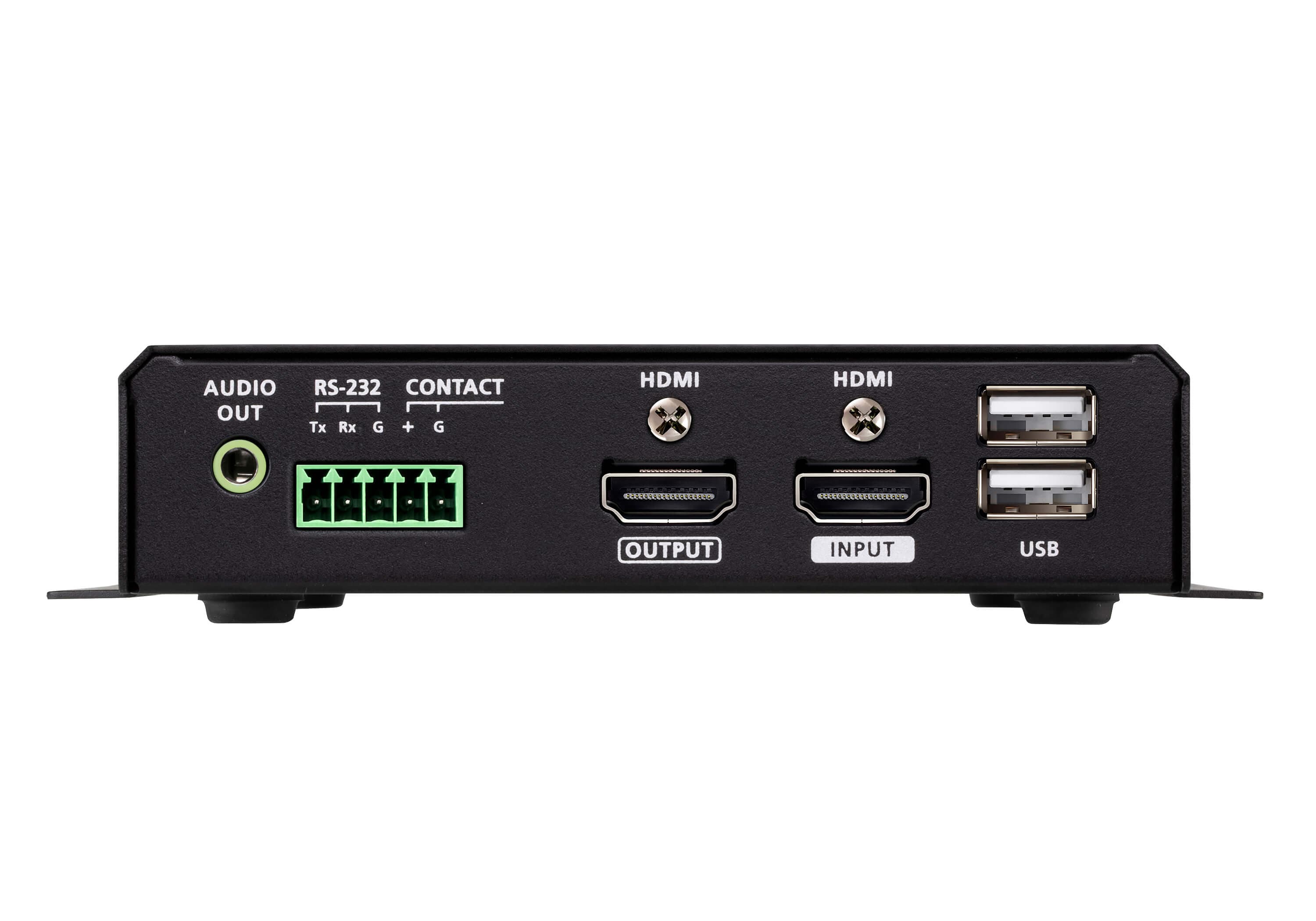 ATEN VE8962R True 4K HDMI over IP Receiver with PoE - connector panel view