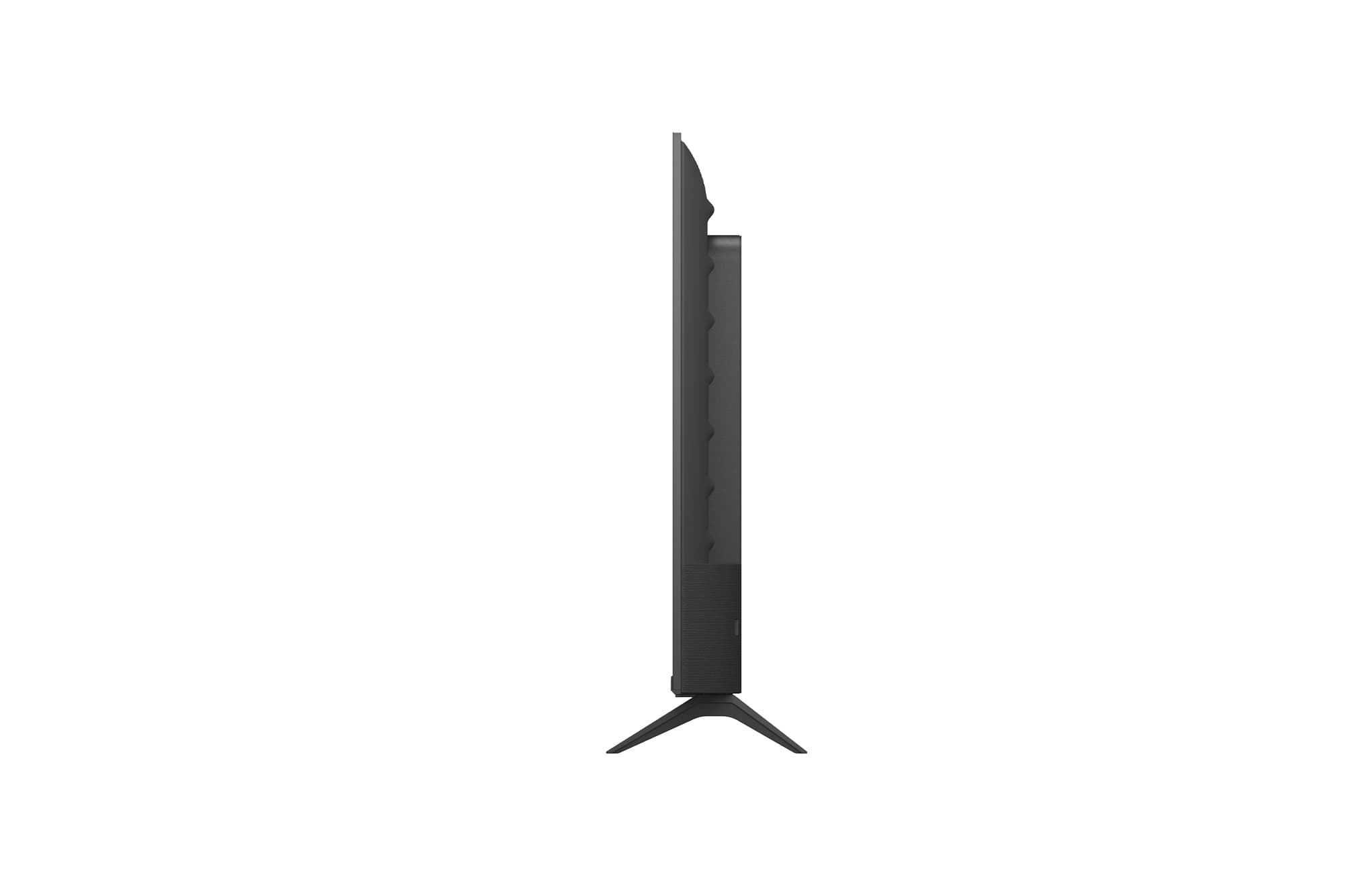 -90 degree side view of LG 43 4K UHD Smart TV 43NU85CB — manufacturer product-family image