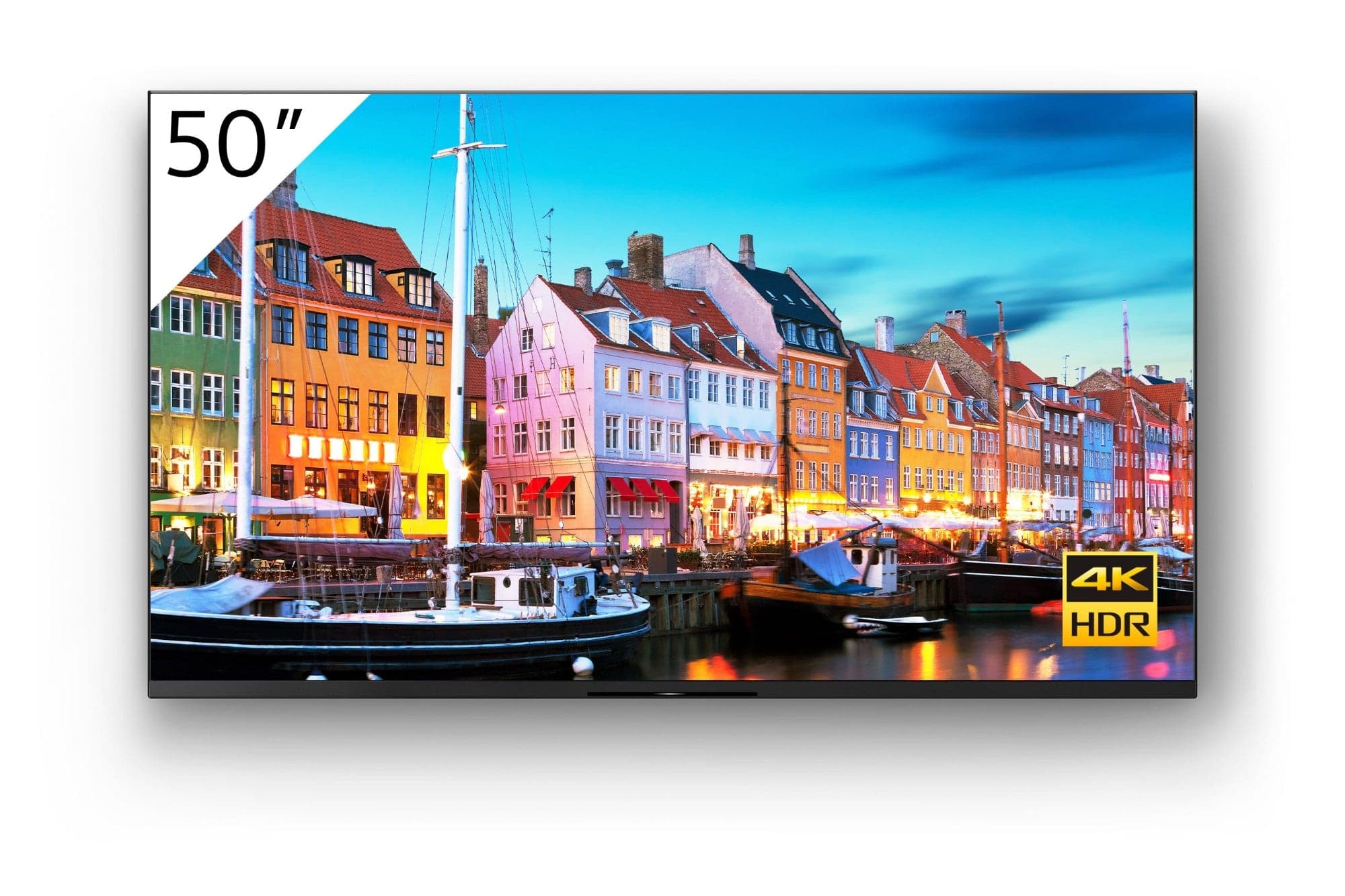 Sony FW-50BZ35J Signage Display Digital signage flat panel 127 cm (50") VA Wi-Fi 570 cd/m² 4K Ultra HD Black Built-in processor 24/7