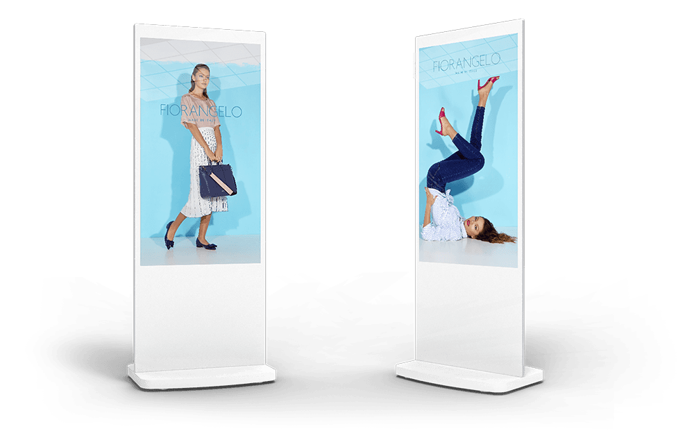 Allsee L55HD9 55" Black Android Freestanding Digital Poster