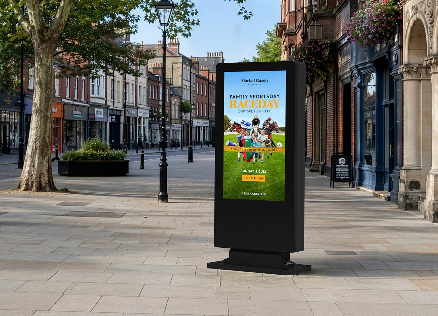Allsee OT55UHD10 55" 4K Elite Outdoor Freestanding Digital Poster