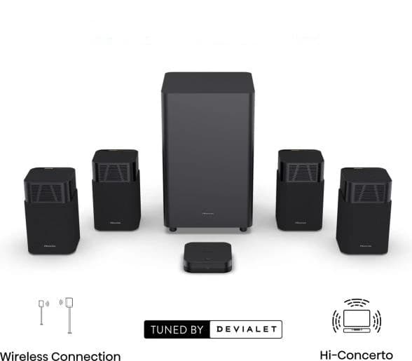 Hisense 4.1.2CH HT SATURN sound bar system