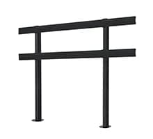 B-Tech BT9372-ABSX136/B Bolt-Down AIO Videowall Stand