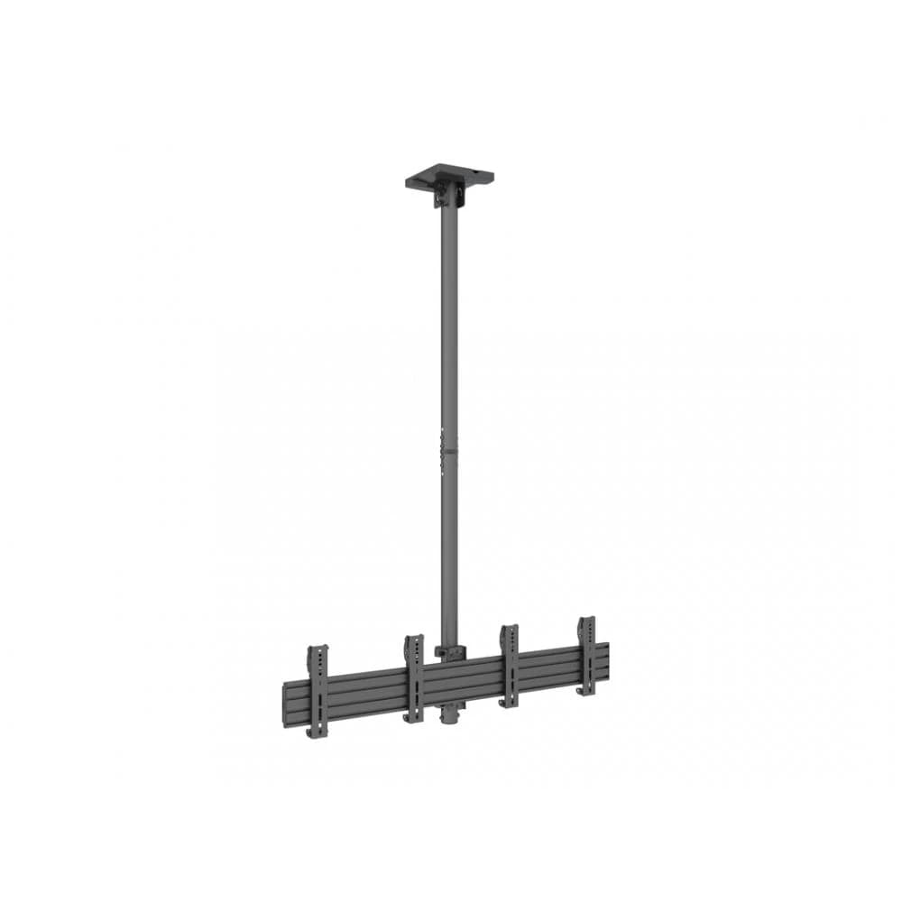 Multibrackets M Pro Series - Single Screen Rail 28cm Black