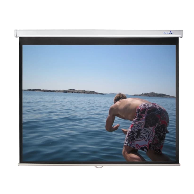 Sapphire 1:1 Ratio 1.3m Manual Projector Screen