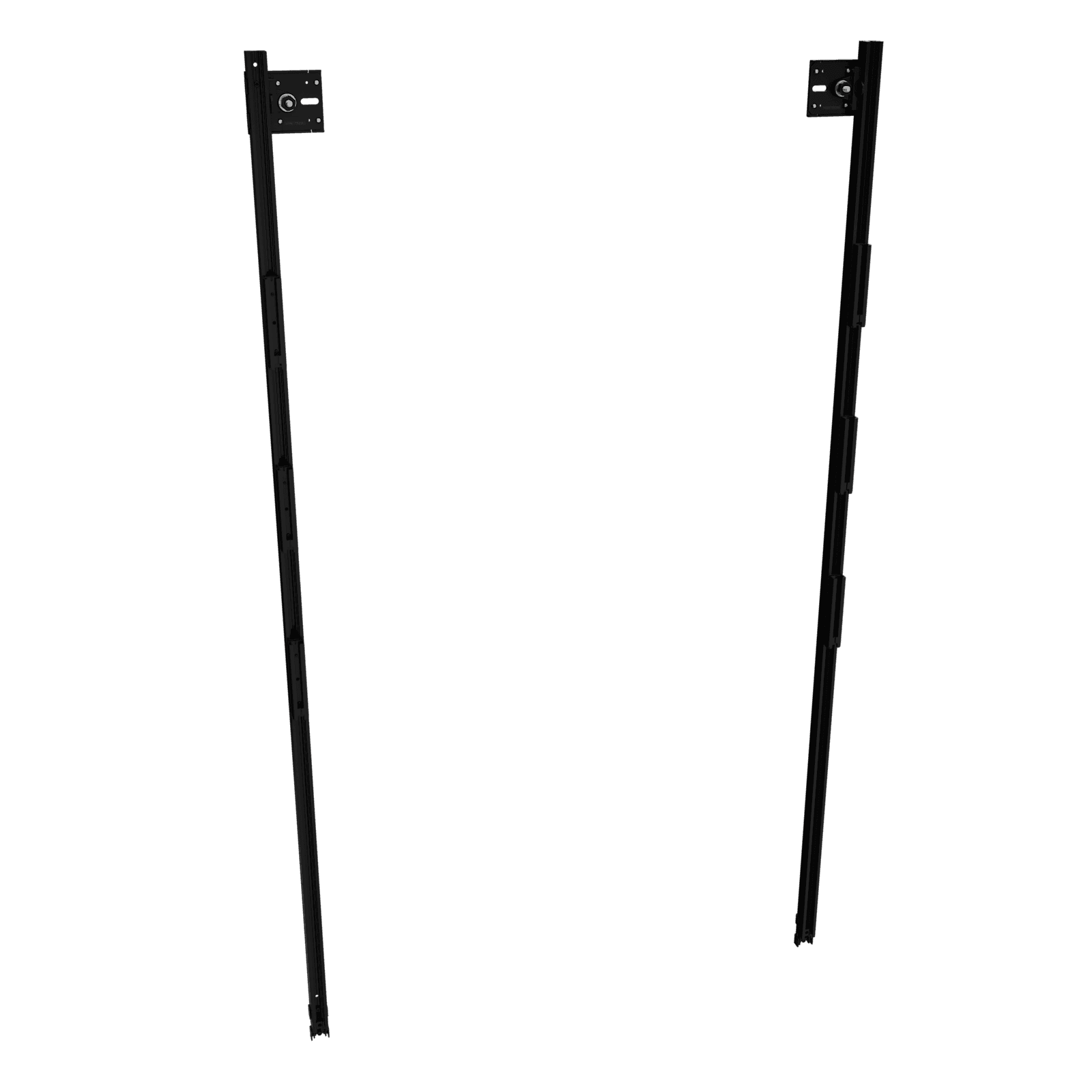 Chief DVM0540U3E TiLED extender mount: the pair of vertical black extrusions that add three more 540 mm panel positions to a column.