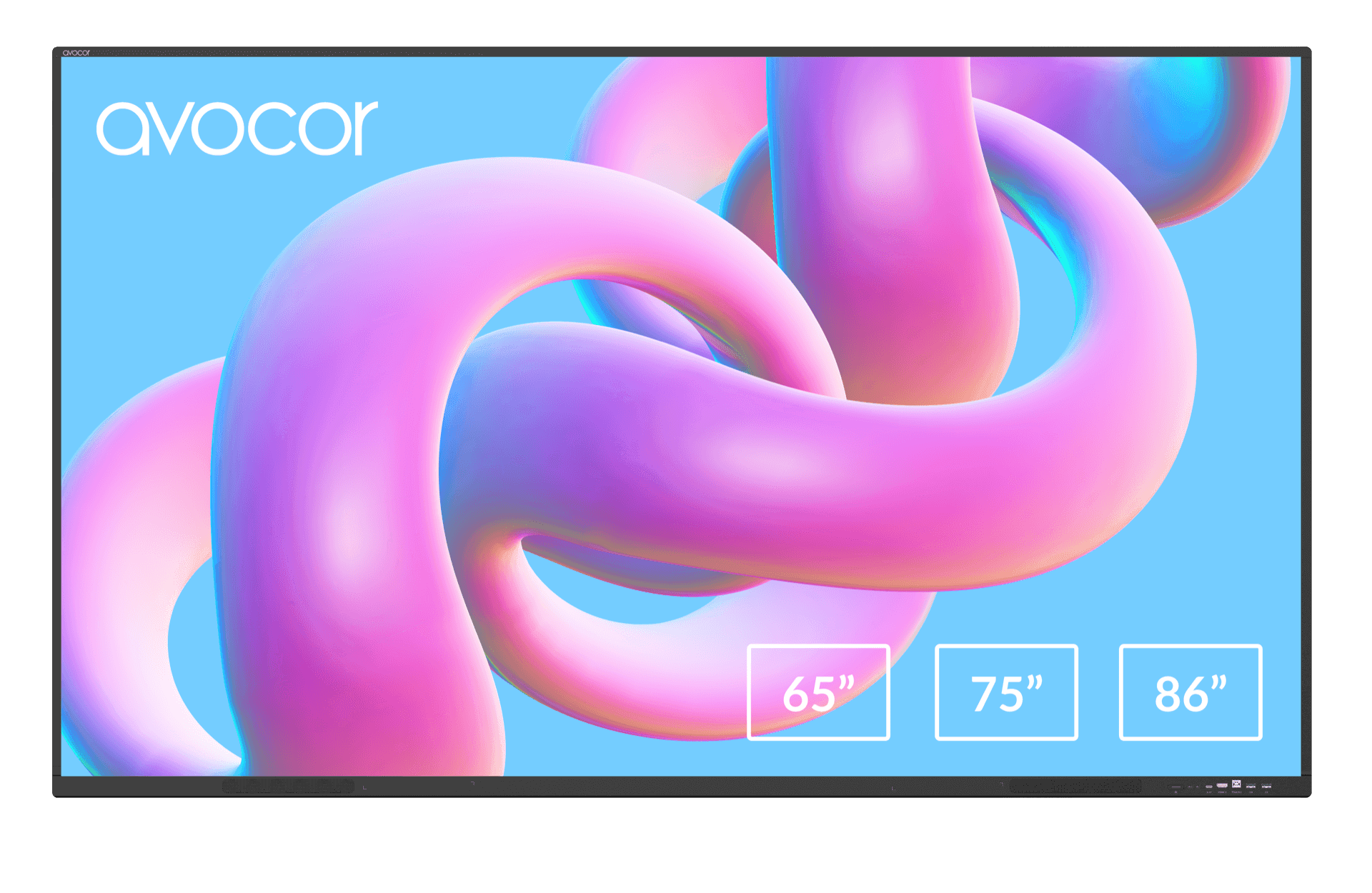 Avocor S Series — manufacturer series image; this listing is the 75" AVS-7510E variant