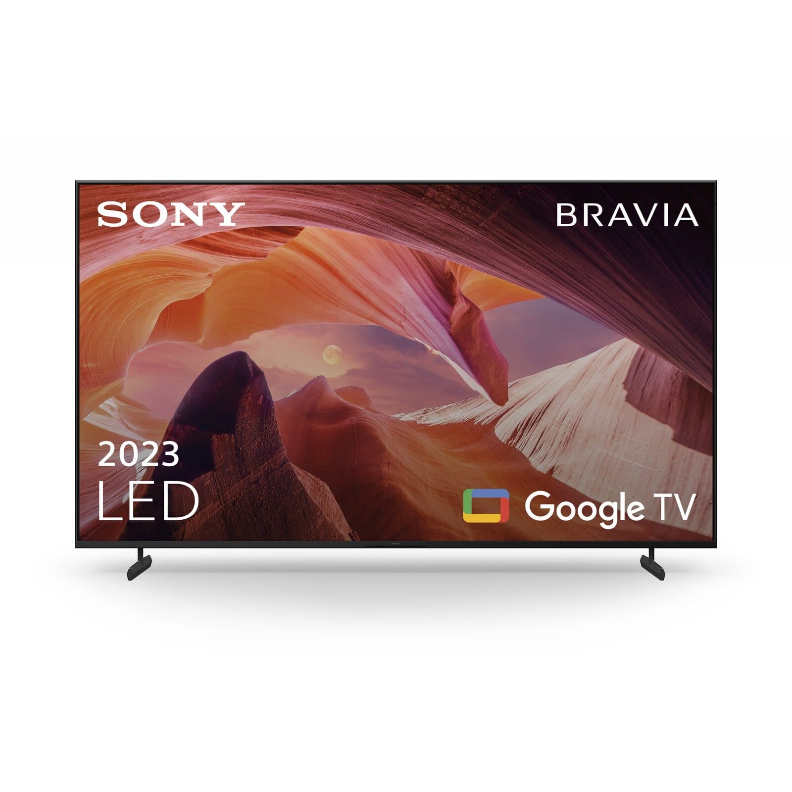 Sony FWD-85X80L 85-inch BRAVIA X80L professional display — front view on stand.