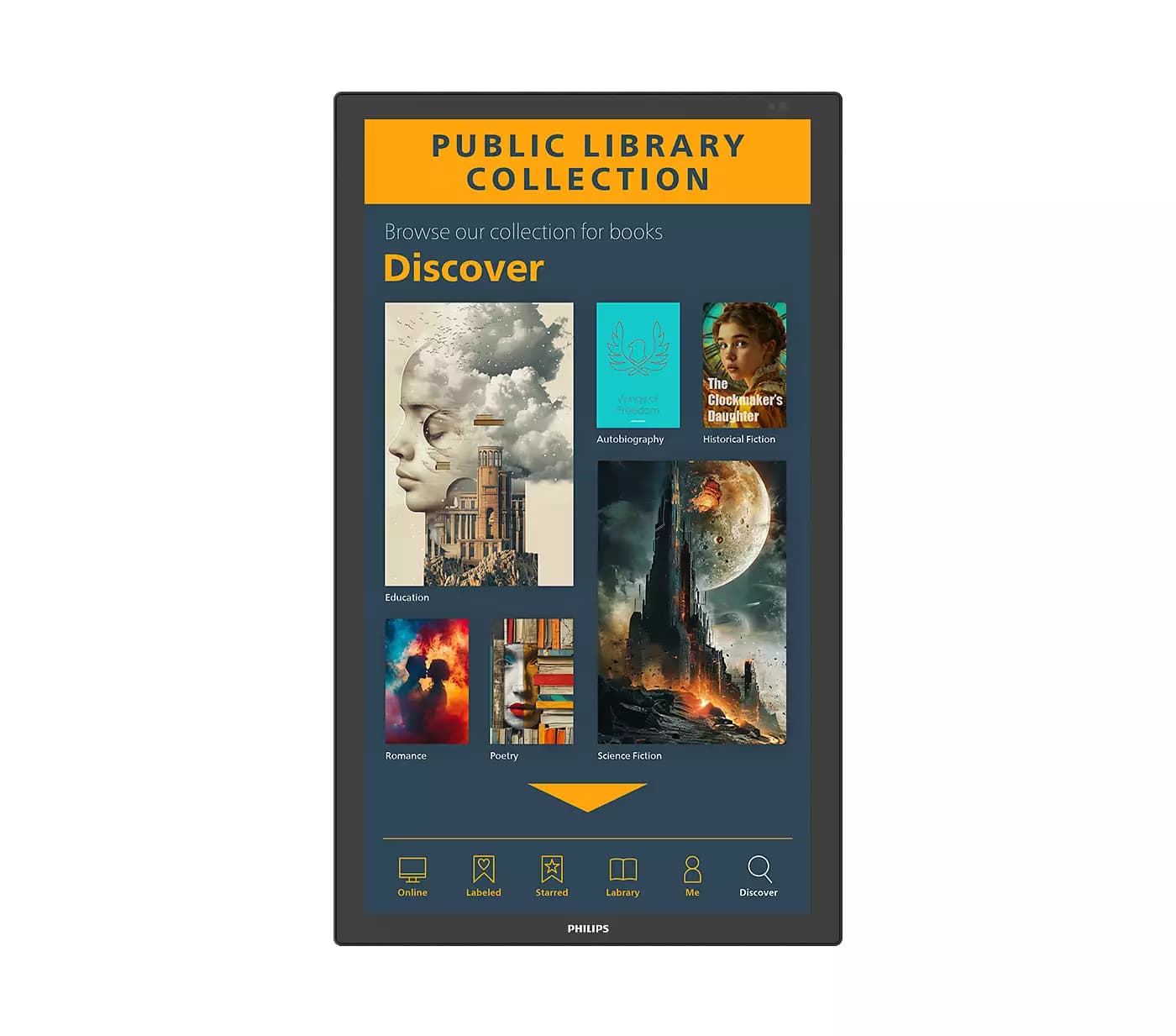 Philips 43BDL3751T 43" Interactive 3000 Series — single product shot