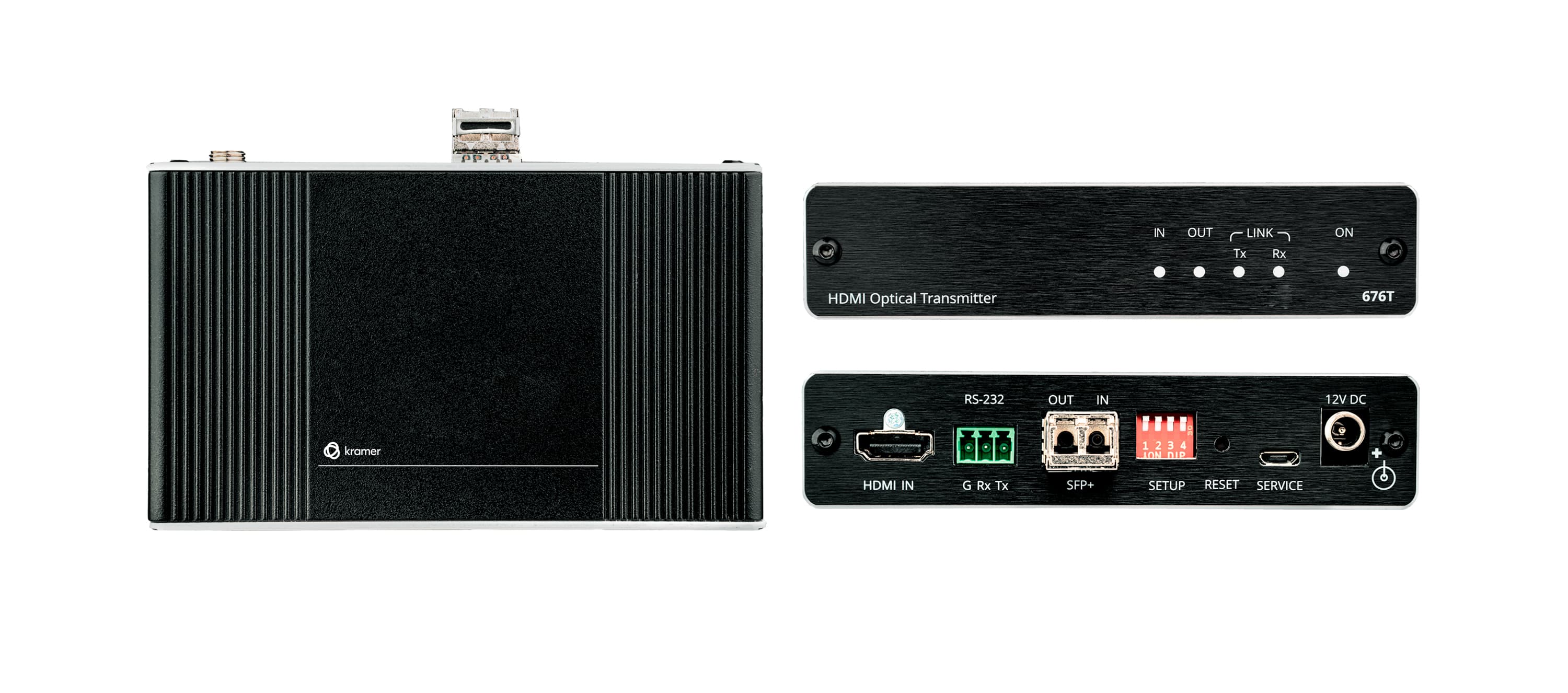 Kramer 676T 4K60 4:4:4 HDMI and RS-232 Transmitter over Ultra-Reach MM/SM Fiber Optic