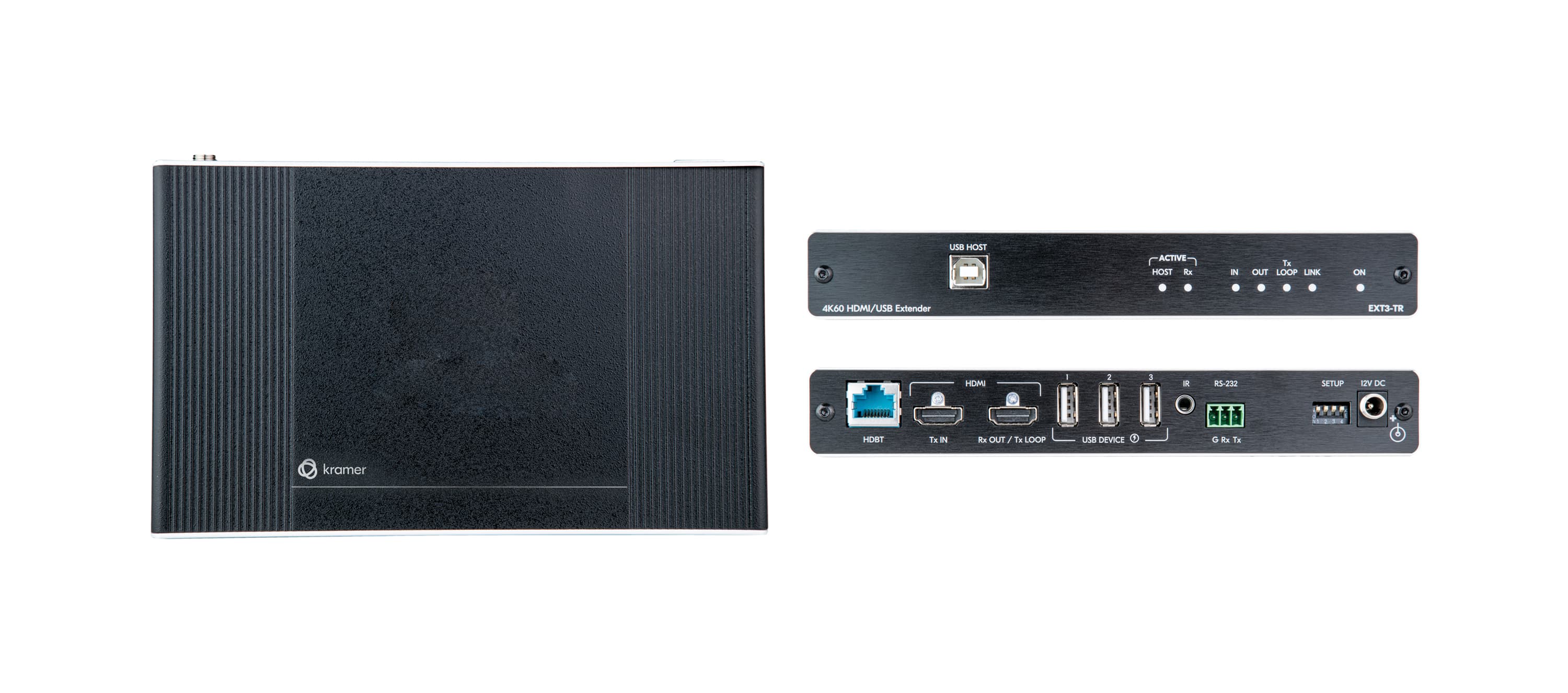 Kramer EXT3-TR 4K60 4:4:4 HDMI Extender with USB, RS-232 & IR over Long-Reach HDBaseT 3.0