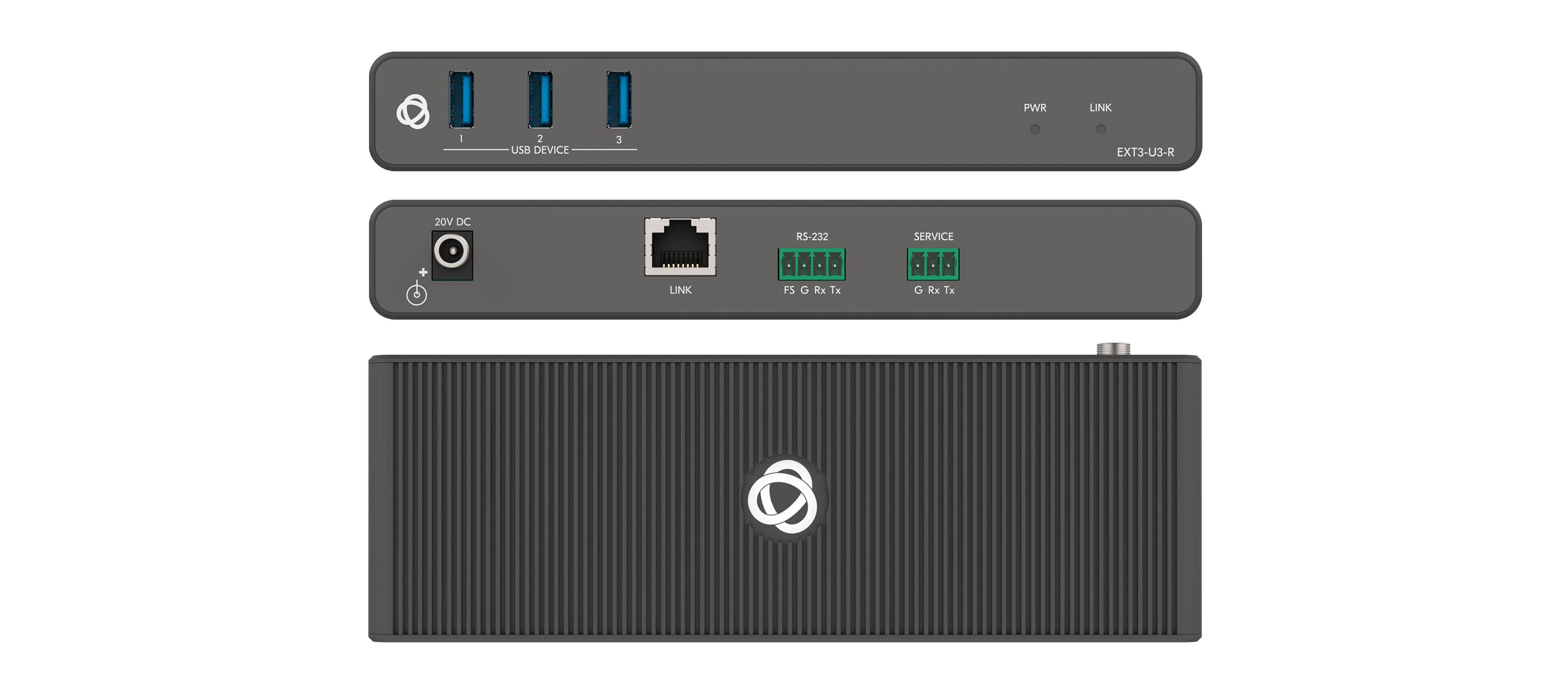 Kramer EXT3-U3-R USB 3.2 Gen 1 Receiver unit (devices side)