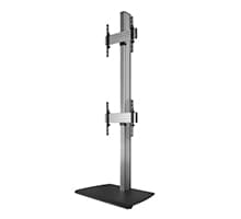 B-Tech BTF842/BB System X Universal Dual Stack Flat Screen Floor Stand - 2.4m — manufacturer product-family image