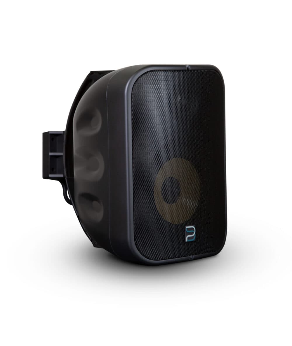 Bluesound Professional BSP500 Network Streaming Speaker, Black — three-quarter view