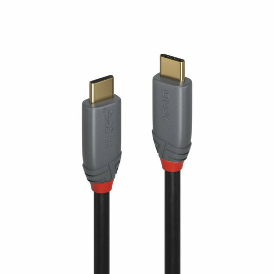 Lindy 2m USB 3.2 Type C Cable, 5A PD, Anthra Line - TopAV