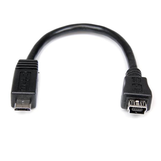 StarTech.com 6in Micro USB to Mini USB Adapter Cable M/F - TopAV