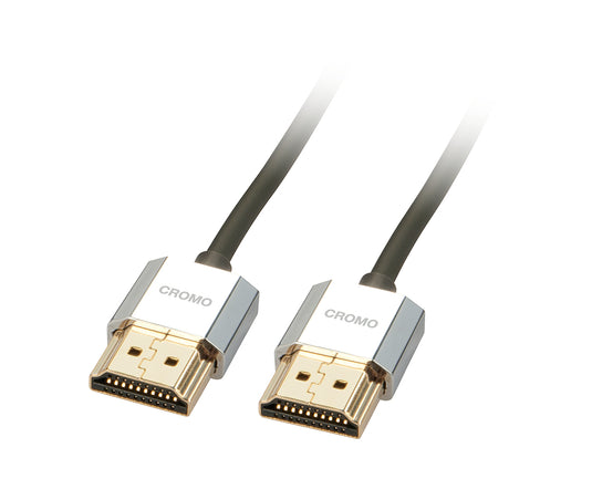 Lindy 1m CROMO Slim High Speed HDMI Cable with Ethernet - TopAV