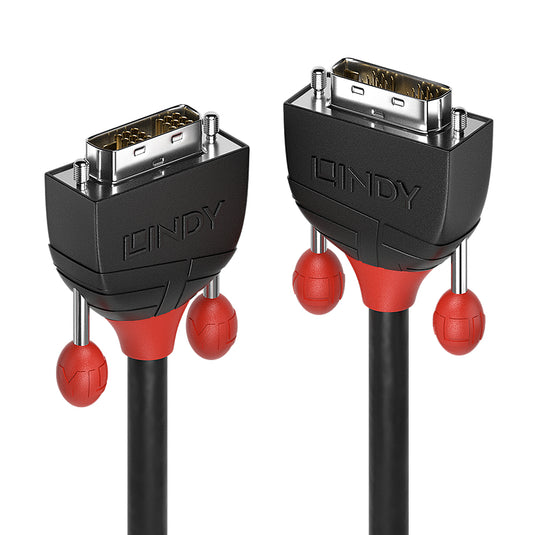 Lindy 5m DVI-D Single Link Cable, Black Line - TopAV