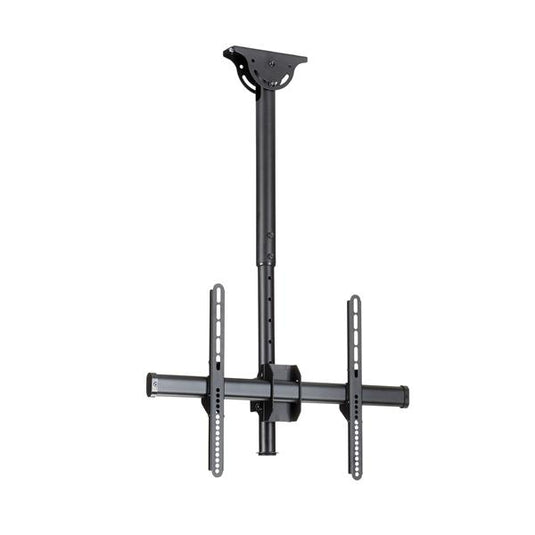 StarTech.com TV Ceiling Mount - Full-Motion Universal Hanging Single Screen Mount with Adjustable Telescopic Short Pole - Tilt / Swivel - VESA Bracket for 32”-75" Displays - TopAV