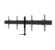 B-Tech SYSTEM X - Universal Twin Screen VC Wall Mount with Webcam Shelf - TopAV