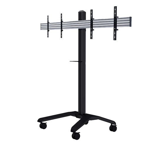 B-Tech Universal Twin Screen VC Trolley (VESA 400) - TopAV