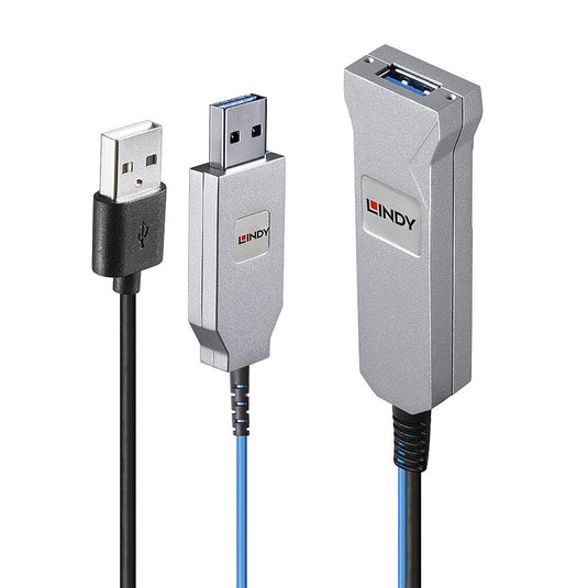 Lindy 30m Fibre Optic USB 3.0 Cable - TopAV