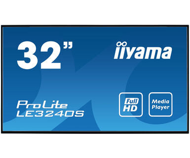 iiyama LE3240S-B3 Signage Display Digital signage flat panel 80 cm (31.5") LED 350 cd/m¬? Full HD Black 16/7 - TopAV