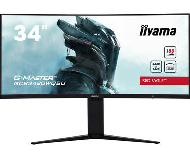 iiyama G-MASTER GCB3480WQSU-B1 computer monitor 86.4 cm (34") 3440 x 1440 pixels UltraWide Quad HD LCD Black - TopAV