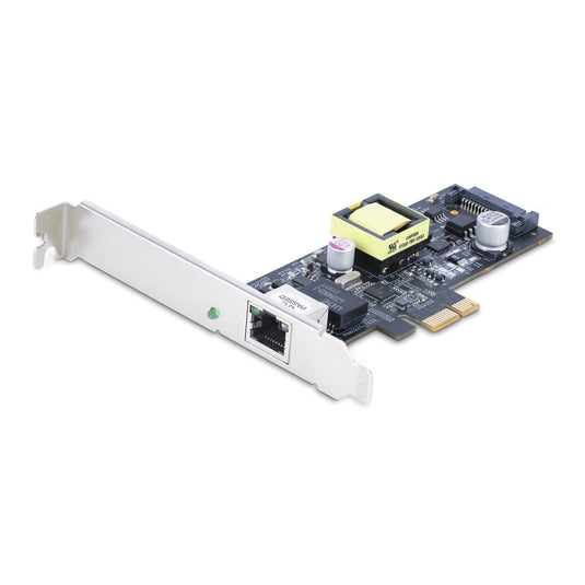 StarTech.com 1-Port 2.5Gbps NBASE-T PoE Network Card, Intel I225-V, 802.3af/at PoE+ Multi-Gigabit NIC, PCI Express Server LAN Card, SATA Powered Desktop Ethernet Interface - Supports Windows, Linux, VMware ESXI - TopAV