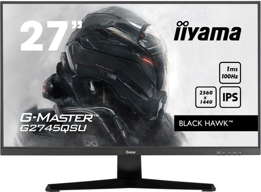 iiyama G-MASTER G2745QSU-B1 computer monitor 68.6 cm (27") 2560 x 1440 pixels Dual WQHD LED Black - TopAV