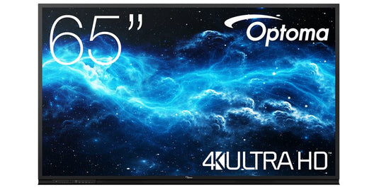 Optoma 3652RK Interactive flat panel 165.1 cm (65") LED Wi-Fi 400 cd/m² 4K Ultra HD Black Touchscreen Android 11 - TopAV