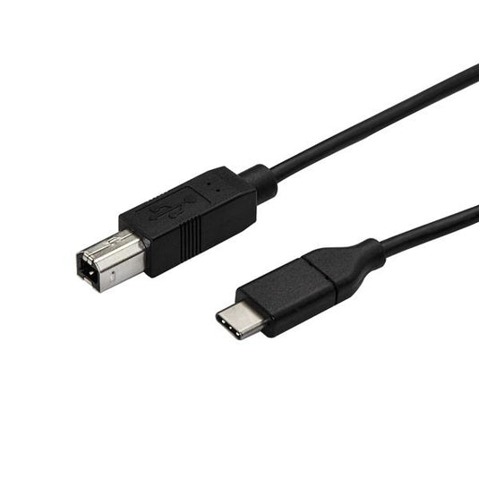 StarTech.com USB-C to USB-B Printer Cable - M/M - 0.5 m - USB 2.0 - TopAV