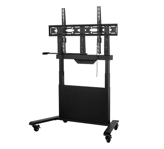 B-Tech Universal Flat Screen Trolley with Motorised Height Adjustment (VESA 1000 x 600) 100kg - TopAV