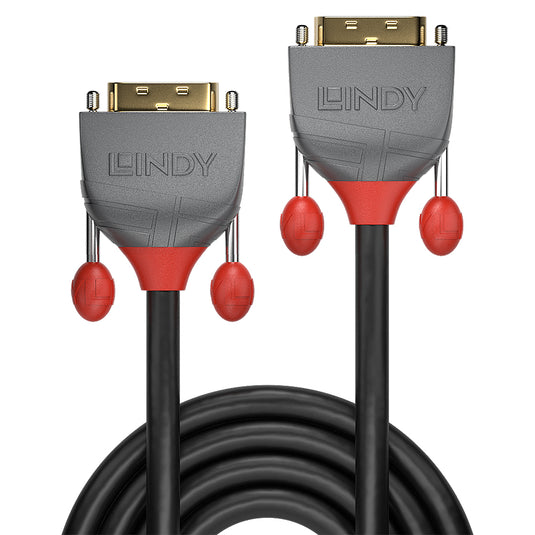 Lindy 15m DVI-D Dual Link Cable, Anthra Line - TopAV