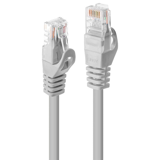 Lindy 5m Cat.5e U/UTP Network Cable, Grey - TopAV