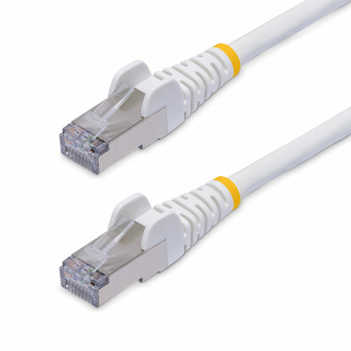 StarTech.com 5m White CAT8 Ethernet Cable, Snagless RJ45, 25G/40G, 2000MHz, 100W PoE++, S/FTP, 26AWG Pure Bare Copper Wire, LSZH, Shielded Network Patch Cord w/Strain Reliefs, Fluke Channel Tested - TopAV