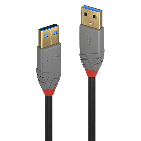 Lindy 1m USB 3.2 Type A Cable, 5Gbps, Anthra Line - TopAV