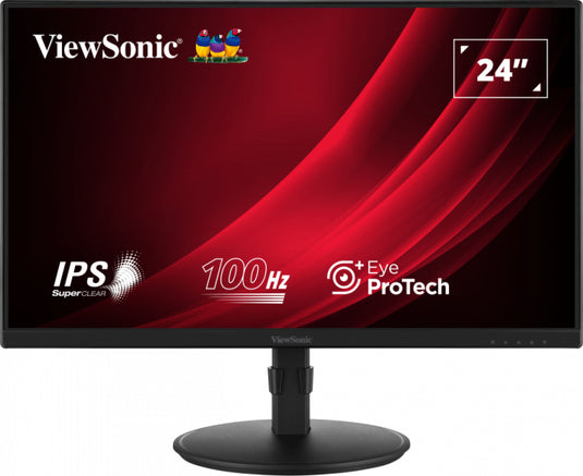 Viewsonic VG2408A-MHD computer monitor 61 cm (24") 1920 x 1080 pixels Full HD LED Black - TopAV