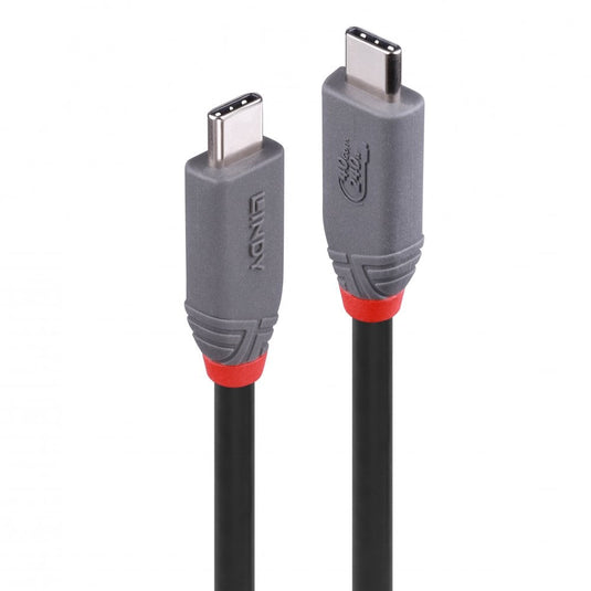 Lindy 2m USB 4 240W Type C Cable, Anthra Line - TopAV