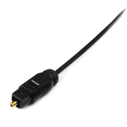 StarTech.com 15 ft Thin Toslink Digital Optical SPDIF Audio Cable - TopAV