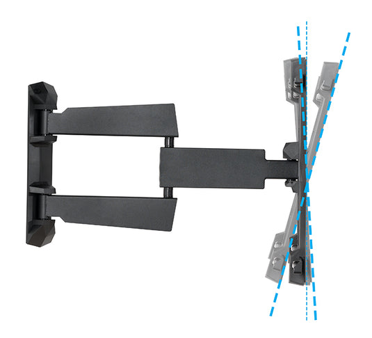 B-Tech BT8226 Double Arm Flat Screen Wall Mount with Tilt & Swivel