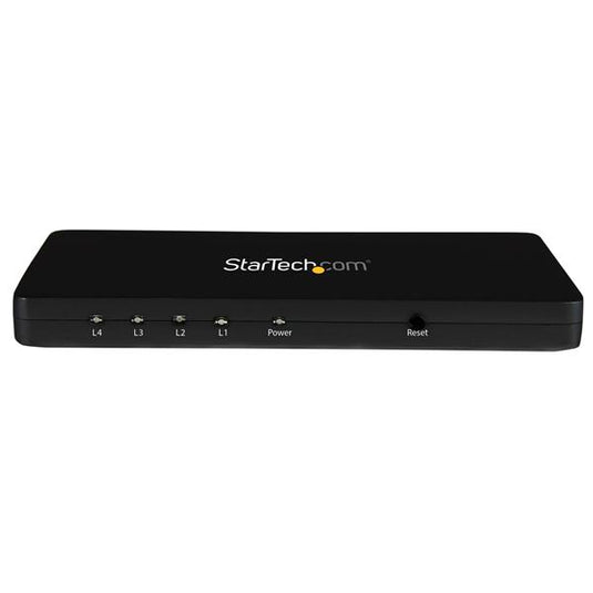 StarTech.com 4K HDMI 4-Port Video Splitter – 1x4 HDMI Splitter w/ Solid Aluminum Housing – 4K 30Hz - TopAV