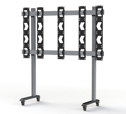 B-Tech SYSTEM X - Mobile Stand for Unilumin UpanelS 4x4 DVLED Videowalls - TopAV